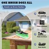 Liqmeivre 10" Car Wash Brush Head,Scrub Brush Attachment for Extension