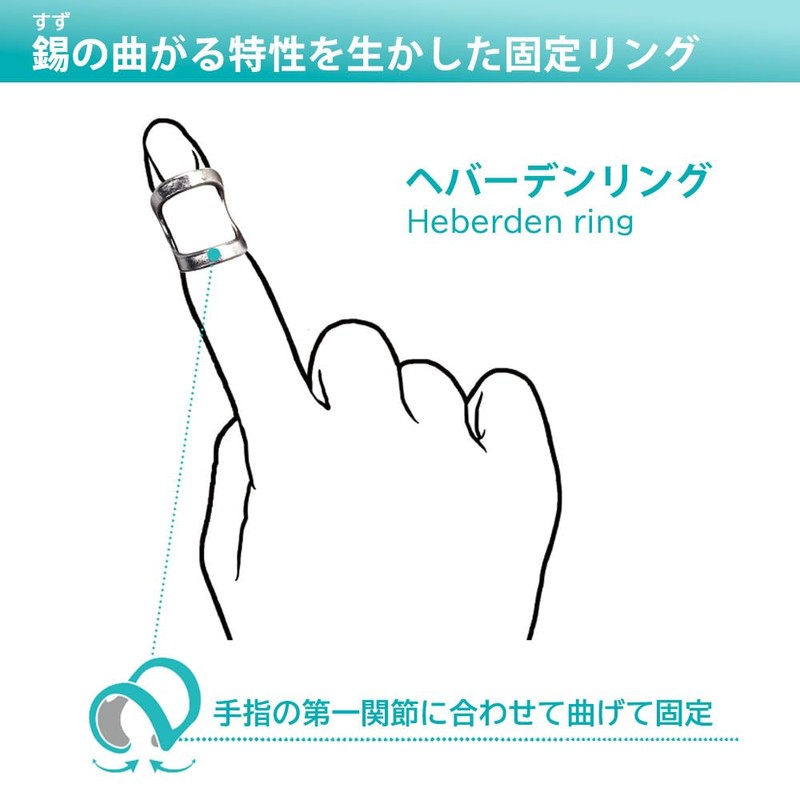 Heberden Ring Hand Finger Ring Splint 605301 (3S) Japan Sigmax