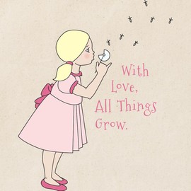 CafePress All Things Grow Tote Bag Reusable Natural Beige Canvas Shopping Bag