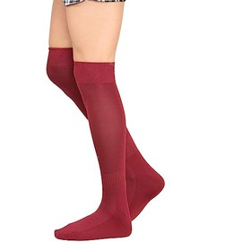 CHAAL® Men’s Football Socks Running and Walking Men Socks for Soccer and outdoor Games Men Knee High Football Socks Men Athletic Rugby Hockey Sport Socks Size 6-11 White