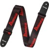 IBANEZ Strap Design Black, Red Ibanez Logos