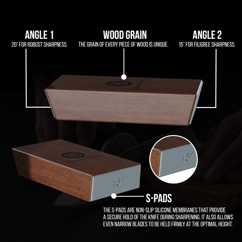 Habano Sharp Rolling Knife Sharpener - Diamond Grinding Disc for