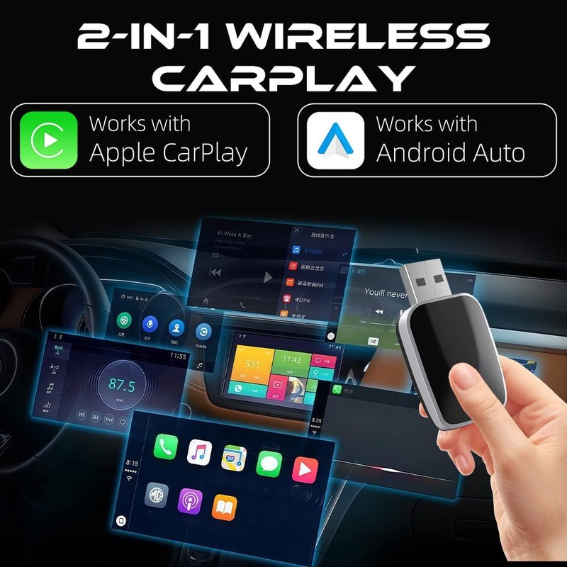 SGZIOO Wireless Carplay & Android Car Adapter, Android Car Wireless