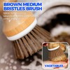 Holikme Kitchen Brush, Vegetable Brush, Mushroom and Vegetable Cleaning Brush