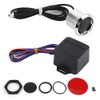 Universal 12V Engine Push Start Starter Button Switch Kit ModificationRed