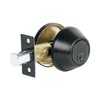 Hermex CERO-62P, Cerrojo llave-llave color negro con llave tradicional
