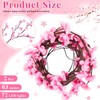 Glooglitter 2 Pcs Cherry Blossom LED Tree Branch Lights for