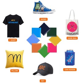 HTVRONT HTV Vinyl Rolls Heat Transfer Vinyl - 12" x 8ft Royal Blue HTV Vinyl for Shirts, Iron on Vinyl for Cricut & Cameo - Easy to Cut & Weed for Heat Vinyl Design (Royal Blue)