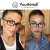 YouthMall Retro Rectangular Glasses for Women Trendy Narrow Square Eyeglasses