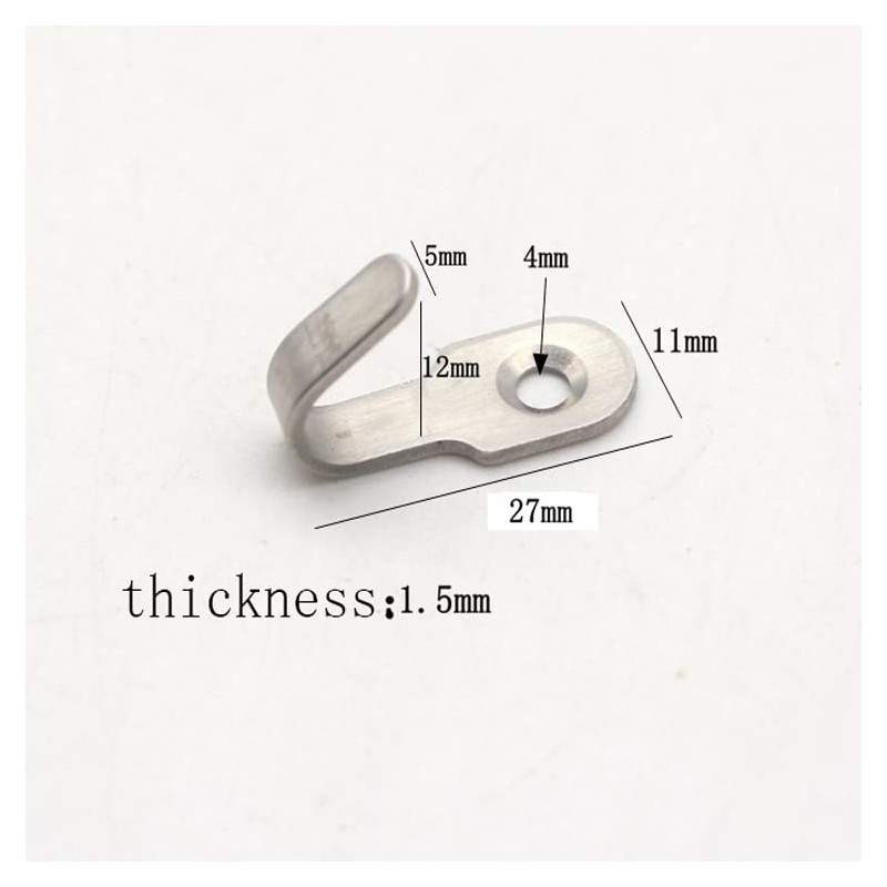 YANGZHI 40Pcs Stainless Steel Mini Hook Professional Picture Hanging Hardware