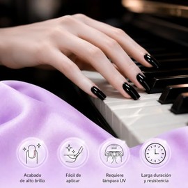 Pinceles para Uñas, Gel para Uñas, Requires lamp curing 6 Piezas (A)