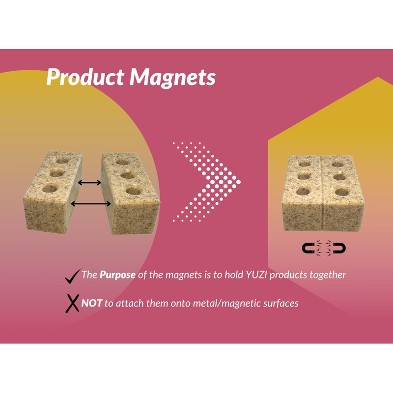 Handmade Eco-friendly Interdental Brush Holder | Magnetic Sustainable Interdental Brush