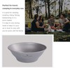 Boundless Voyage Ultralight Titanium Dish with Carry Bag Outdoor Camping