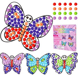 Summer Butterfly Arts and Crafts, Sun Gemmers Art Crafts Suncatcher Kits for Children Teenagers Kids at 6-8, DIY Diamond Painting Kits for Girls at 4 5 10 12