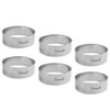 Keewah 4.5 inch Large Burger Ring - 6 Piece -