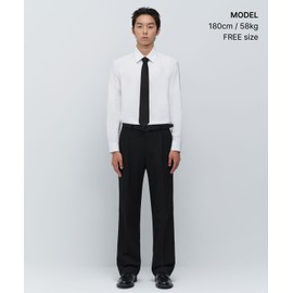 Musinsa Standard Silk Solid Tie [Black]