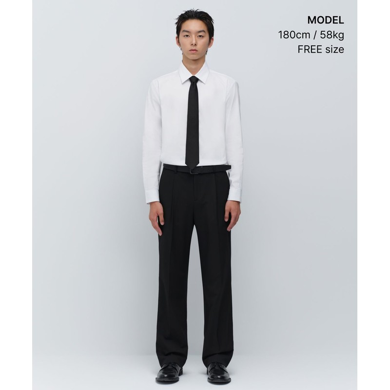 Musinsa Standard Silk Solid Tie [Black]