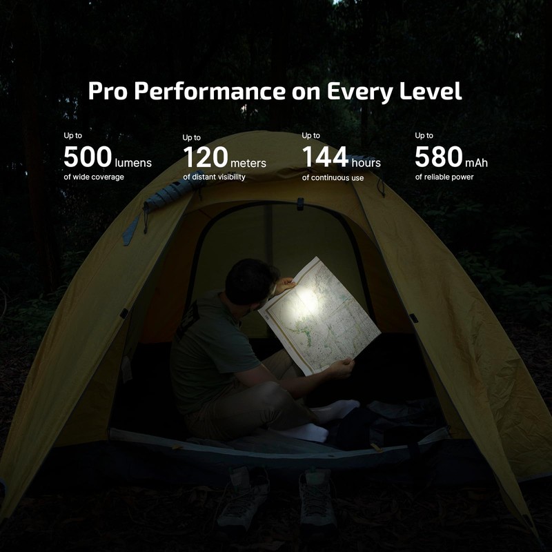 OLIGHT Multifunctional EDC Flashlight, 500 Lumens, 3 Light Modes, Magnetic