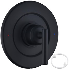 Upgraded Trim kit for Moen Gibson T2901BL, Single Shower Handle, Compatible with Moen Posi-Temp Valve, Matte Black