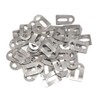 TOHKIN 5C-60S Clips, Silver, 60 Pieces, Made in Japan