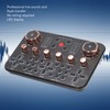 Live Sound Card Voice Changer Soundboard Bluetooth Audio Mixer for