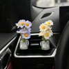 Daisy Car Decor Vent Clips Air Freshener, 4Pcs Flower Accessories
