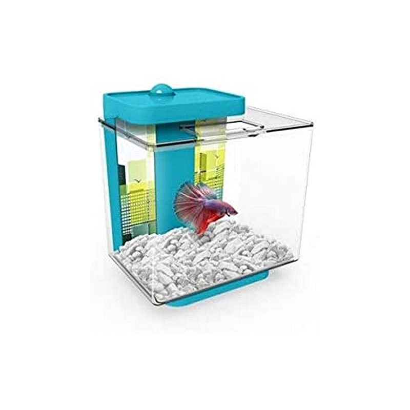 1.35 Gallon Betta Aquarium Provides no Mess, no Stress Maintenance