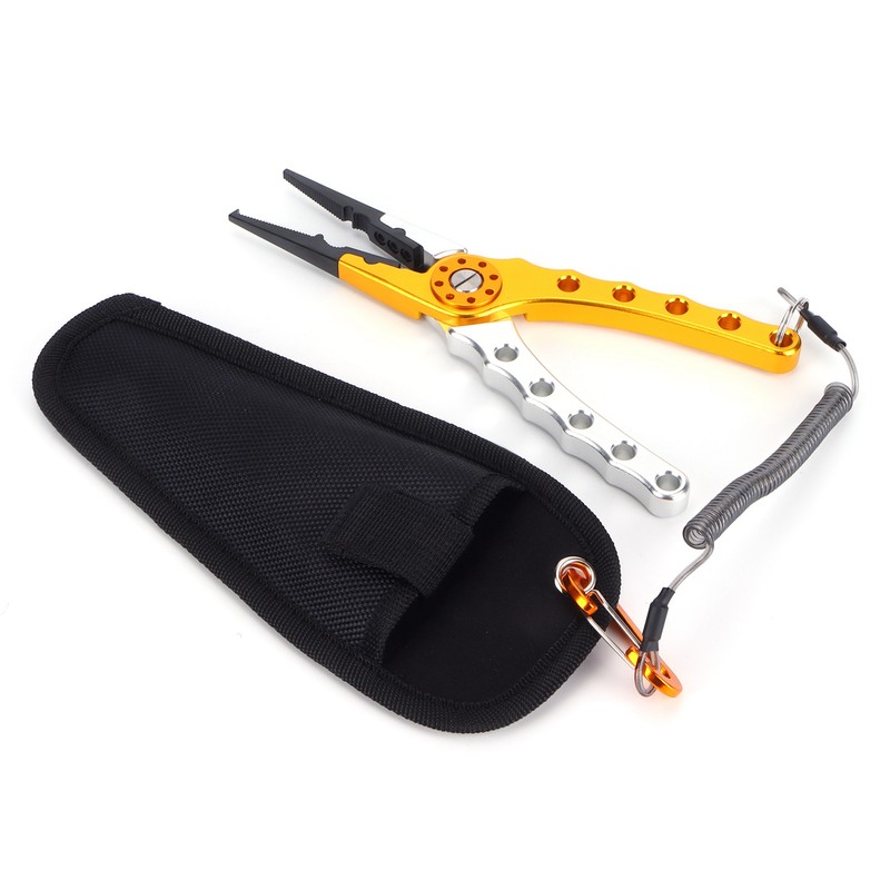 Fishing Lure Pliers Tongs Multifunction Aluminum Alloy Hook Remover Tool