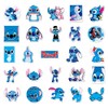 50 pegatinas de puntadas, vinilo reutilizable de dibujos animados de