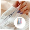 OHPHCALL Manicure Pen Set 5pcs Nail Art Drawing Tools Fine