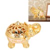 Elephant Shaped Incense Burner Aromatherapy Ornament for Living Room Entryway
