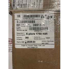 Drager X-plore 1750 N95 Particulate Respirator Mask, Case of 360