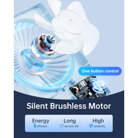 TriPole Mini Desk Fan USB Powered Portable Fan Small Personal Fan 3 Speeds Strong Airflow Table Fan for Travel Home Office Bedroom Desktop, 3.3ft Cable (No Battery, Blue)