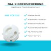 5 x Child Safety Locks for Sockets, Pluggable, Reusable