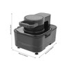 Airy Fryer,2.38 Gal 1350w Glass Air Fryer,6-In-1 Non-Drawer,Digital Display,Auto Shutoff,0-60