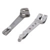 Set brake levers front and rear stainless steel S51, S50,