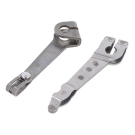 Set brake levers front and rear stainless steel S51, S50, S53, KR51/2, SR50 S53