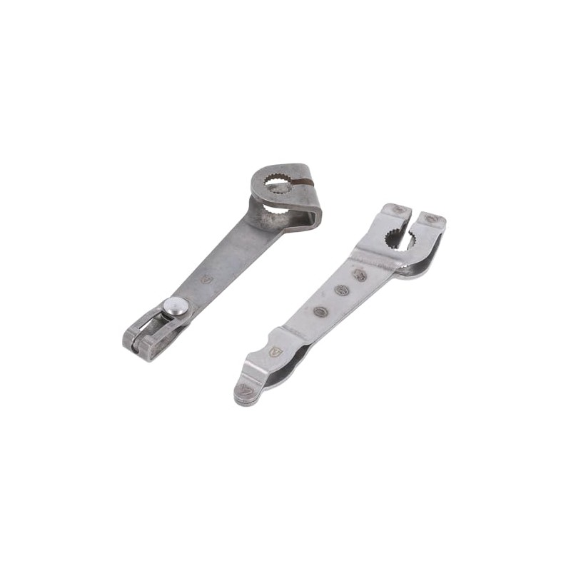 Set brake levers front and rear stainless steel S51, S50,