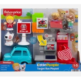 Little People Target Run Playset, Develops Imaginative Play, Motor Skills, Friendship, 1-5 Years