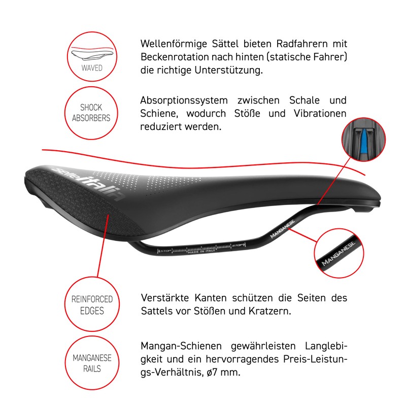 Selle Italia Novus Boost EVO X-Cross TM Superflow - MTB