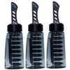 LALAFINA 3pcs Comb Styling Gel Bottle Men's Conditioner Gray Hair