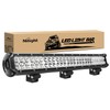 Nilight - 60007C-A 25" 162W Led Light Bar Flood Spot