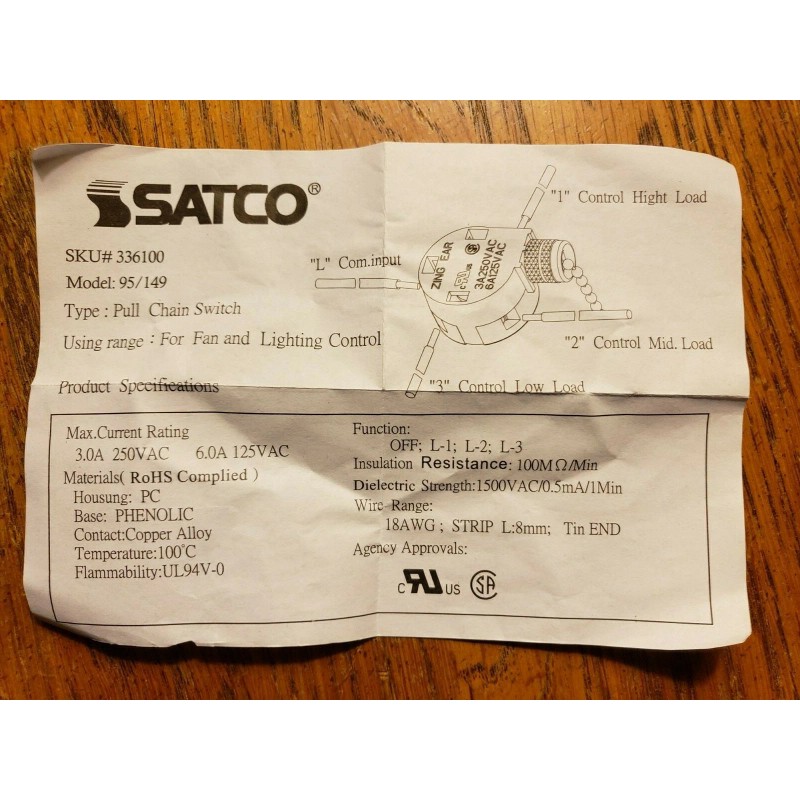 Zing Ear NEW (1) ZING EAR ZE-208s 3-SPEED 4 WIRE