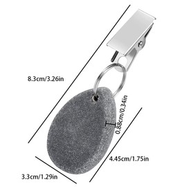 VIVIIHOO Tablecloth Weights Heavy | Pack of 6 | Tablecloth Weight Set Tablecloth Pendant Heavy Outdoor Heavy Tablecloth Weight Clips Grey Marble Tablecloth Weight for Outdoor Family