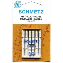 Schmetz Metallic Needle Range (Packs of 5) - 2 Sizes (80/12 (Standard))