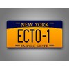 Ghostbusters Movie Prop License Plate New York ECTO-1 Novelty Auto