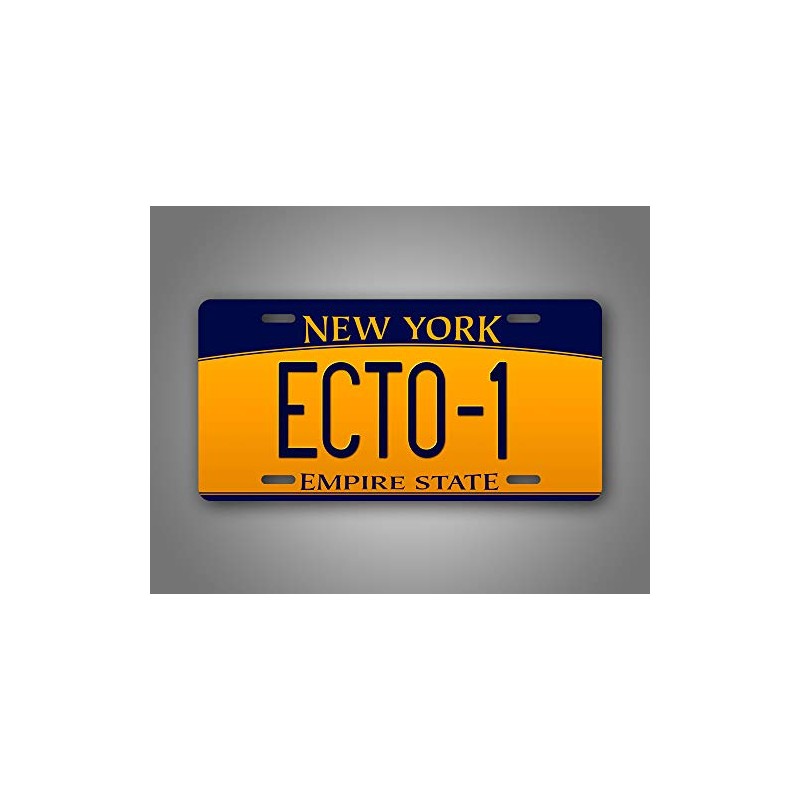 Ghostbusters Movie Prop License Plate New York ECTO-1 Novelty Auto