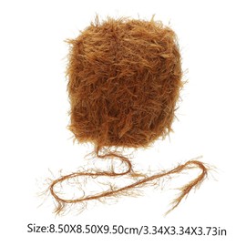 Gadpiparty 1 Roll Skin Friendly Yarn for Crocheting Crafting Convenient Household Knitting Yarn for Sweaters Blankets and More Long Staple Fibers Camel Color