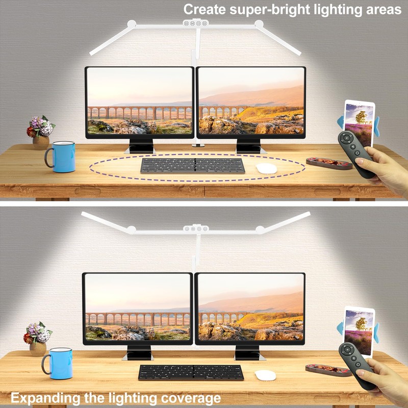 Micomlan Architect Desk Lamp with Clamp, Led Desk Lamp for