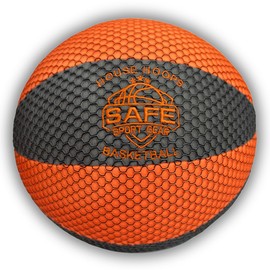 Safe Sport Gear The House Basketball - HouseHoops Soft Basketball - Realistic Texture and Bounce - Will Not Scuff or Scratch Floors and Walls (Standard Size 6)